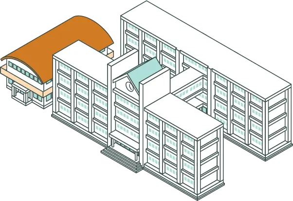 街のイラスト